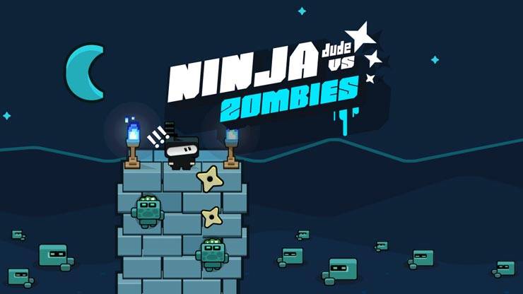 «Ninja Dude vs Zombies» — массовое уничтожение зомби при помощи сюрикенов