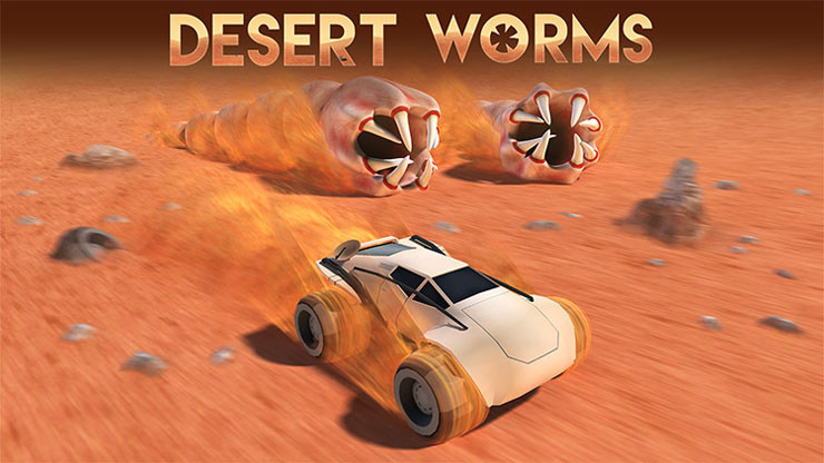 Desert Worms: каково приходится, когда за вашим багги охотятся гигантские черви...