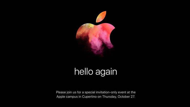 Apple приглашает на очередную презентацию новых продуктов 27 октября