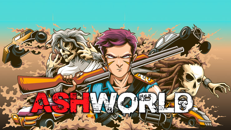 Ashworld – безумный постапокалиптический экшен с открытым миром, бензопилой и автомобилями от Orangepixel