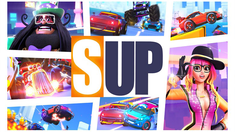 Гоночная «SUP Multiplayer Racing» выглядит как настоящая радуга