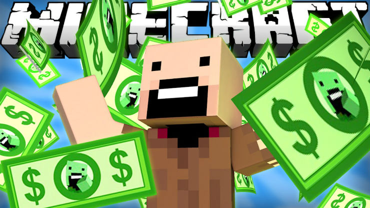 Новое обновление Minecraft позволит зарабатывать настоящие деньги