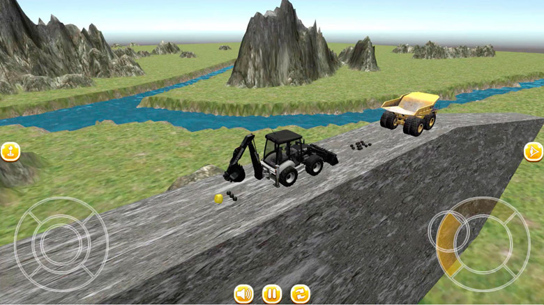 Вышел сиквел популярной Android-игры — «Traktor Digger 3D»: вновь у руля спецтехники