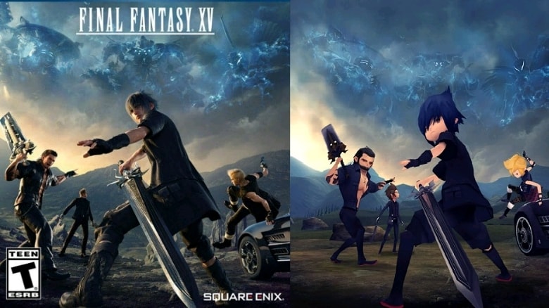 Наглядное сравнение мобильной и консольной «Final Fantasy XV»