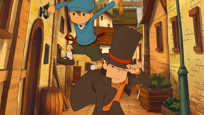 Классический квест «Layton Curious Village in HD» теперь доступен на iOS