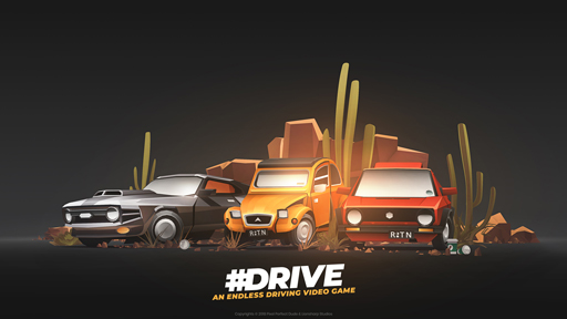 «#Drive» – бесконечный раннер по дорогам мира