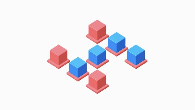 «Rubix» – необычная цветная головоломка с тысячей уровней