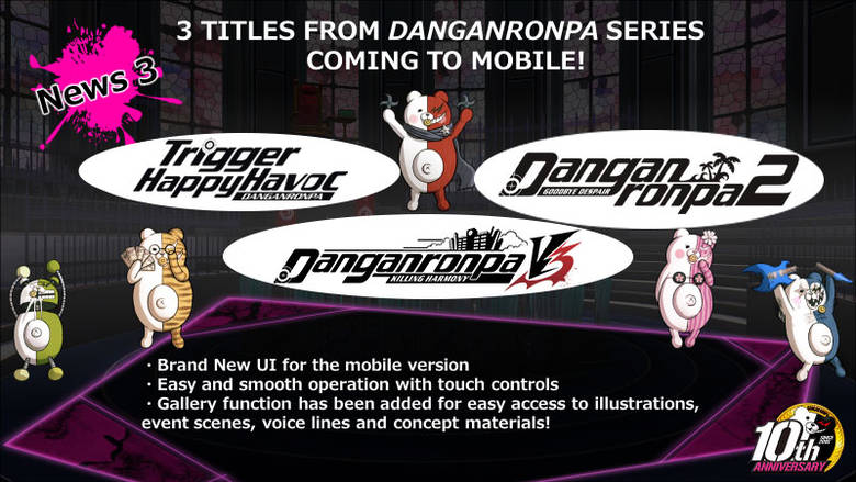 Великолепная серия игр «Danganronpa» выйдет на мобильных устройствах