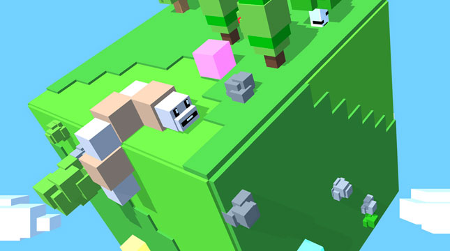 Cube Worm от авторов Overkill– «змейка», игровое поле которой базируется на кубе