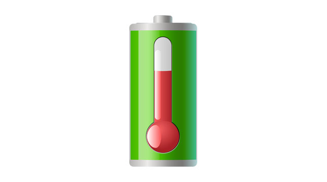Твик Battery Temperature вместо процентов будет показывать температуру аккумулятора