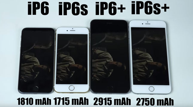 Кто быстрее разряжается: iPhone 6s, iPhone 6s Plus, iPhone 6 или iPhone 6 Plus?
