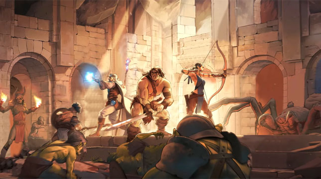 Вышел первый трейлер dungeon crawler/RPG с элементами настольной игры Quest Heroes