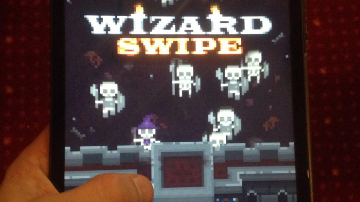 Wizard Swipe — защита крепости магией пяти стихий